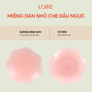 Miếng Dán Ngực Tiết Diện Nhỏ Che Đầu Ngực Loirechic MD05