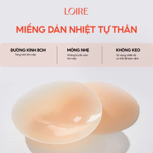 Miếng Dán Ngực Tàng Hình Tự Dính Nhờ Nhiệt Độ Cơ Thể Loirechic MD26