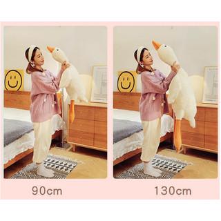 Gấu bông vịt thú nhồi bông ngan ngỗng vịt con nằm dễ thương