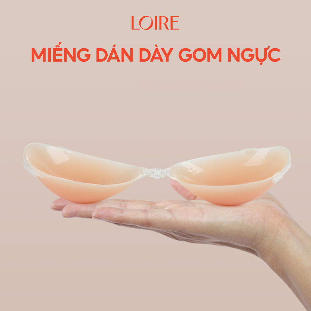 Miếng dán ngực dày gom ngực silicon Loirechic MD13