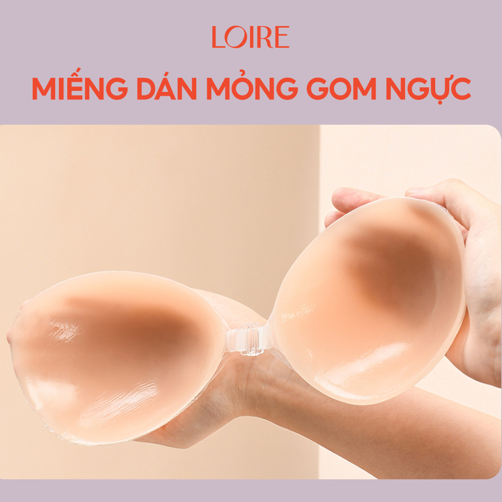 Miếng dán ngực mỏng gom ngực silicon Loirechic MD23