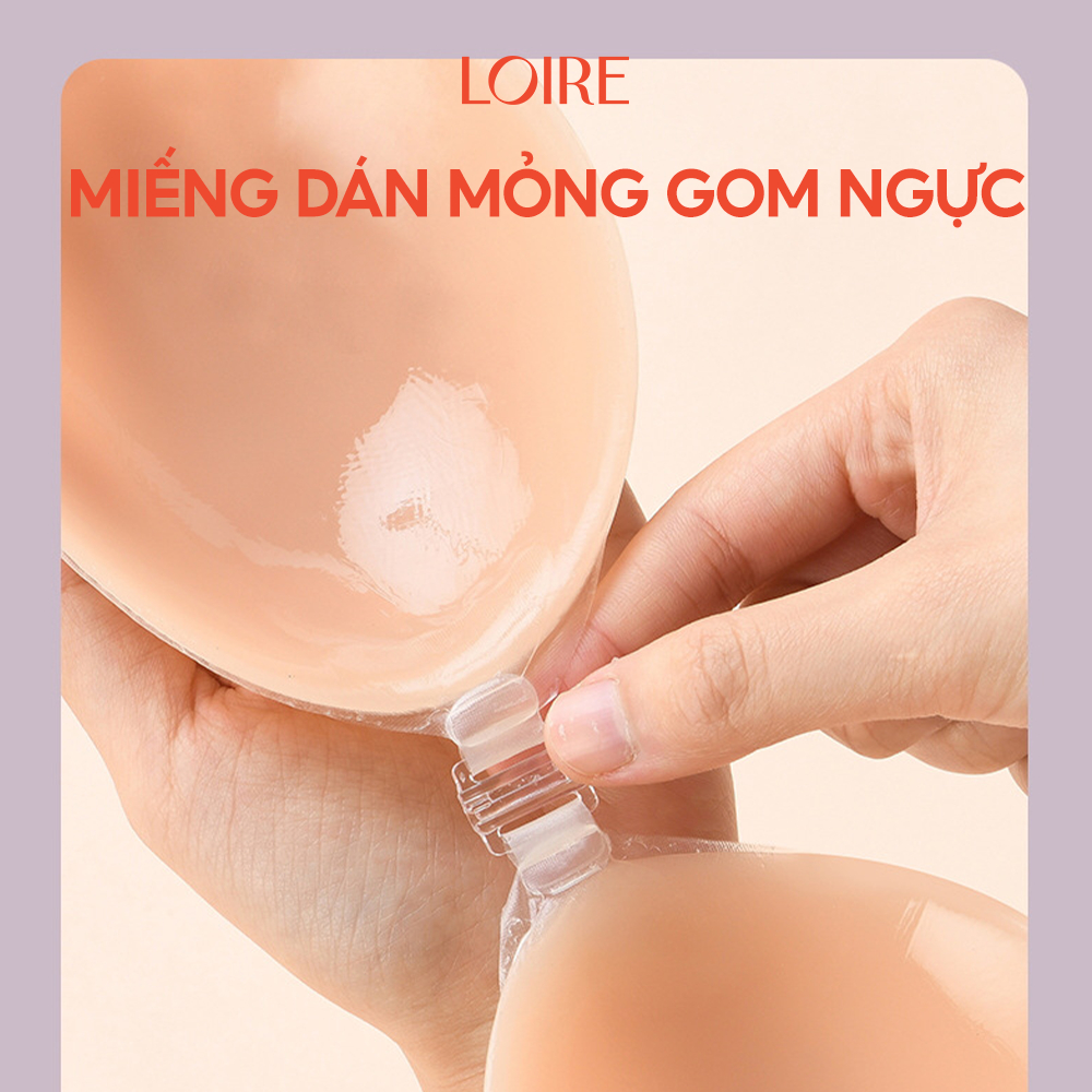 Miếng dán ngực mỏng gom ngực silicon Loirechic MD23