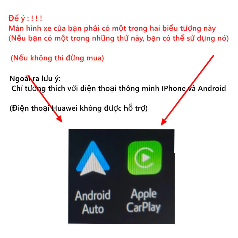Bộ chuyển đổi tự động Android CarPlay không dây cho ô tô, CarPlay không dây & Android tự động, bắt tín hiệu tốt, nhỏ gọn