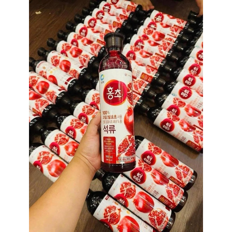 Giấm Lựu Hàn Quốc, Giấm Lựu đỏ Hữu Cơ DAESANG Tốt Cho Tiêu Hóa Hỗ Trợ Giảm Cân Làm Đẹp Da