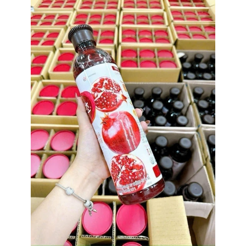 Giấm Lựu Hàn Quốc, Giấm Lựu đỏ Hữu Cơ DAESANG Tốt Cho Tiêu Hóa Hỗ Trợ Giảm Cân Làm Đẹp Da