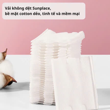 Bông tẩy trang 2 lớp cao cấp mềm mịn thiên thiện với da,Bông TẩyTrang 222 Miếng Cotton Pads Styley