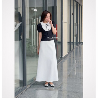 Chân váy chéo hàn cao cấp form A, đơn giản, hack dáng style Hàn Quốc | RIO SKIRT | ByMintt