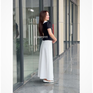 Chân váy chéo hàn cao cấp form A, đơn giản, hack dáng style Hàn Quốc | RIO SKIRT | ByMintt