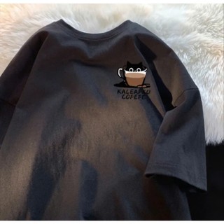 Áo thun phông nữ nam 3158 KONOVA form rộng dấu quần unisex chất liệu cotton khô in hình scubidu