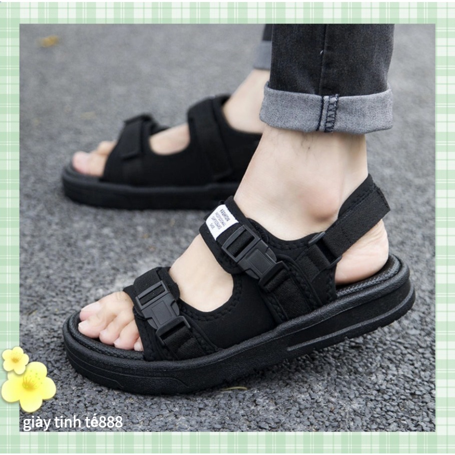 🔥Còn hàng🔥Dép nam,Sandal Học Sinh Quai Ngang,Êm Chân,Chống Trơn(Size 38-45)