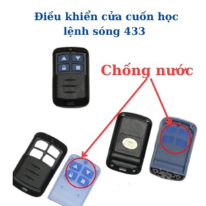 Điều Khiển Cửa Cuốn MÃ HỌC 433Mhz-Remote Cửa Cuốn Học Lệnh Thông Minh-Chống Nước Cực Tốt