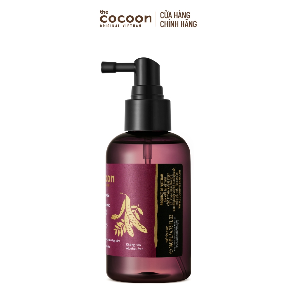 HÀNG TẶNG KHÔNG BÁN - Nước dưỡng da đầu bồ kết Cocoon giảm gàu và chăm sóc da đầu nhạy cảm 140ml