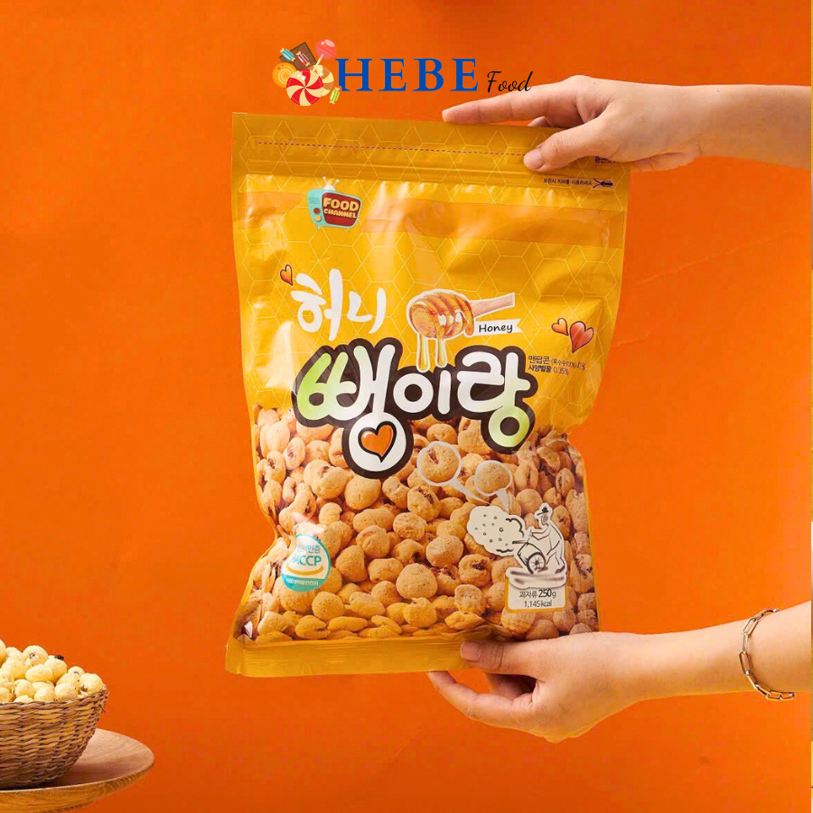 Bắp Rang Bơ Food Channel Hàn Quốc Snack Vị Mât Ong Và Phô Mai Túi 250g ...