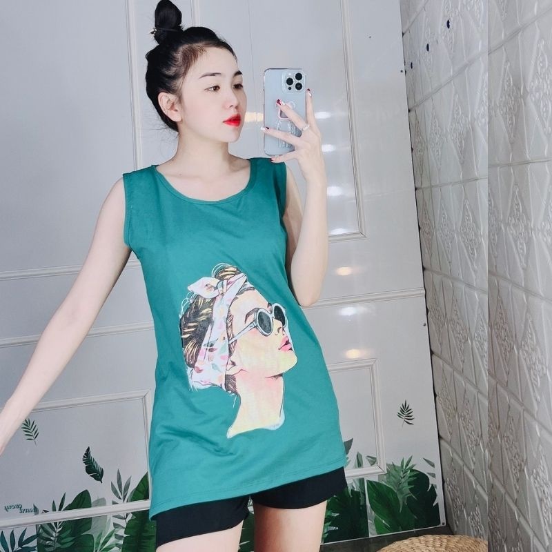 Set Bộ Đùi Nữ Bigsize 43-85kg ESHOP Thun Cotton Mặc Nhà Đi Biển Đồ Thể Thao Mùa Hè Dễ Thương BD10