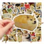 Set 100 Sticker Cheems Doge Meme Chống Nước Dán Laptop Vali Mũ Bảo Hiểm Điện Thoại