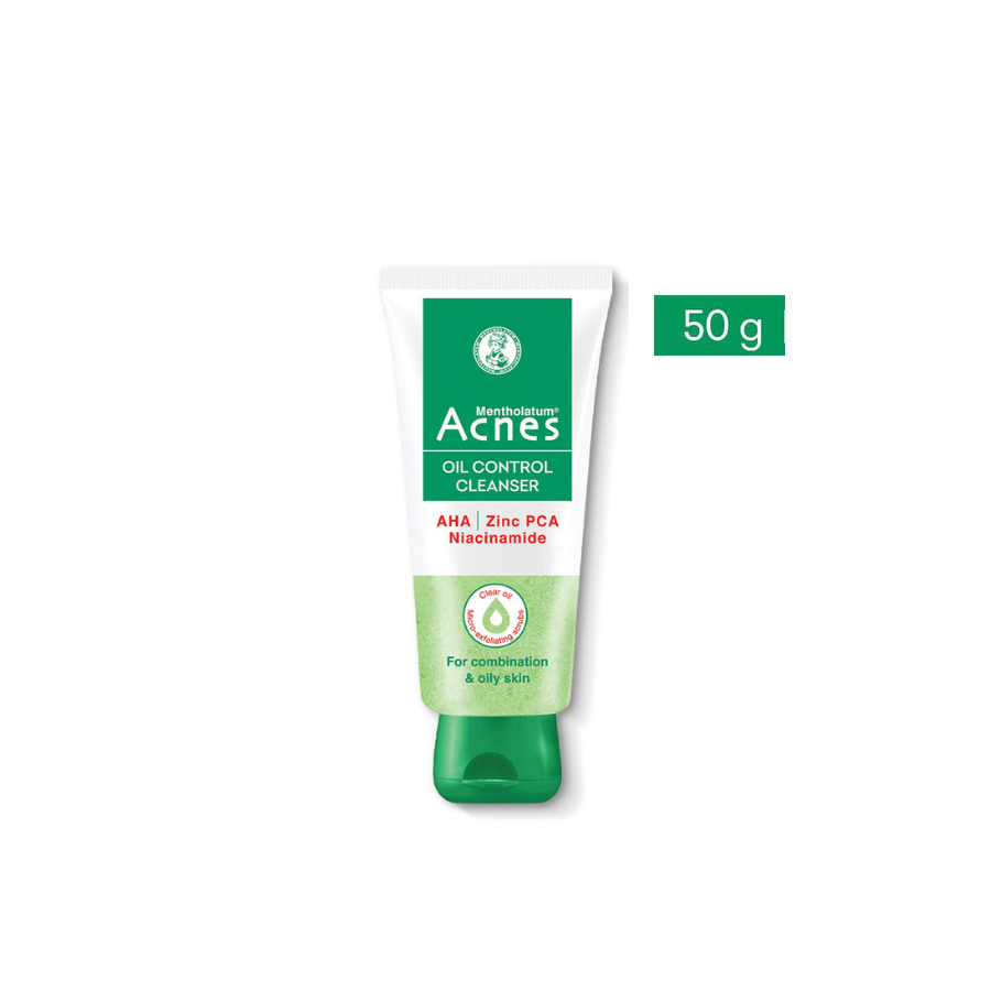 Sữa rửa mặt kiểm soát nhờn ngăn ngừa mụn dạng gel Acnes Oil Control Cleanser 50g