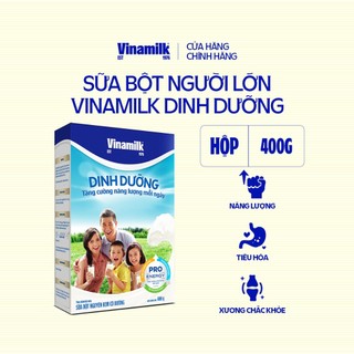 Sữa bột nguyên kem có đường Vinamilk - Hộp giấy 400g