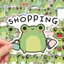 Set 100 Sticker Dễ Thương Ếch Hoạt Tinh Tế Và Sáng Tạo Chống Nước Dán Laptop Vali Mũ Bảo Hiểm Sổ Tay