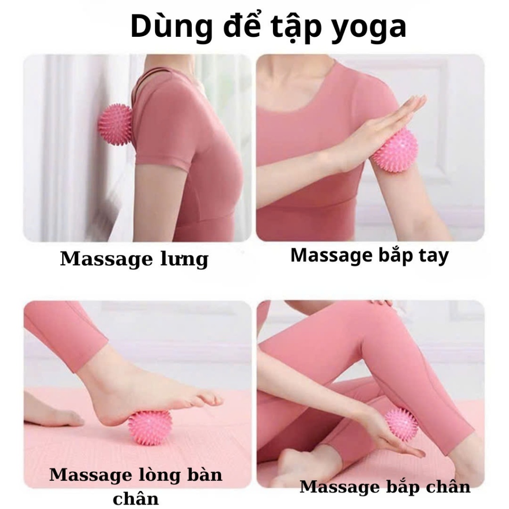 Bóng gai tập phục hồi tay , bóng gai cao su đàn hồi xỏ  ngón tay cho người bệnh người già