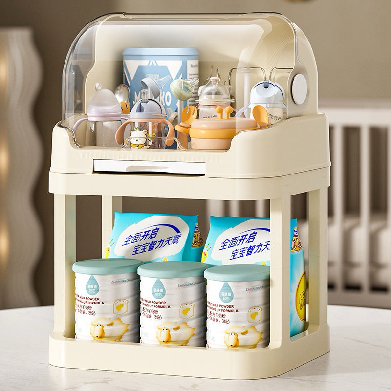 Khay để bình sữa, tã bỉm tiện lợi