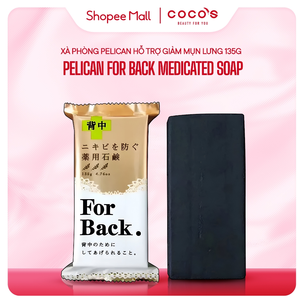 Ảnh Xà Phòng Giảm Mụn Lưng Pelican For Back Medicated Soap 135g 1