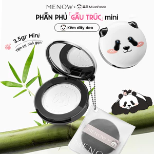 Phấn phủ MENOW MENGLAN PANDA bản MINI 3.5GR có dây đeo