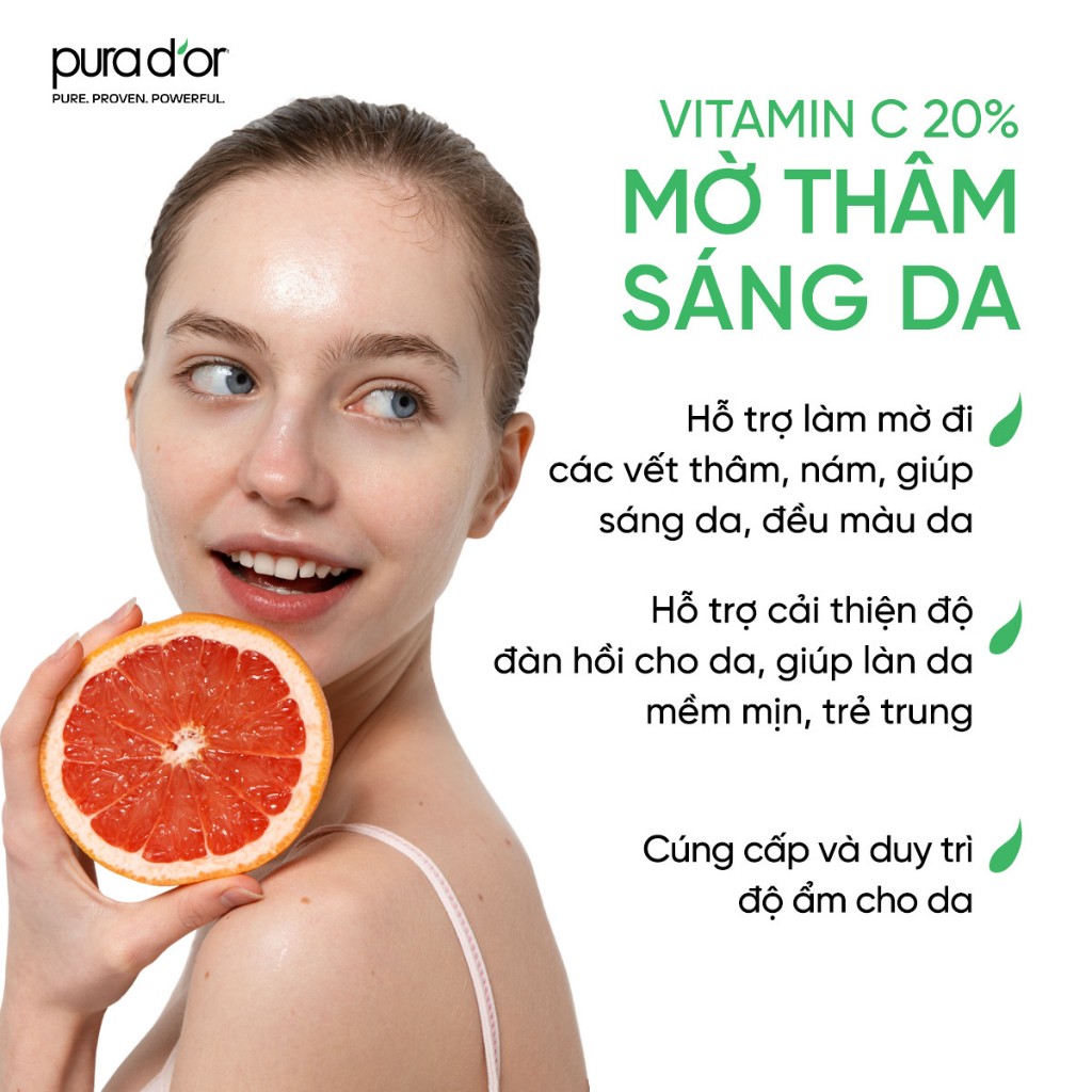Ảnh Serum Vitamin C 20% Hữu Cơ Hỗ Trợ Sáng Da Mờ Thâm, Hỗ Trợ Chống Lão Hoá 118ml tặng 2 scrunchies 2