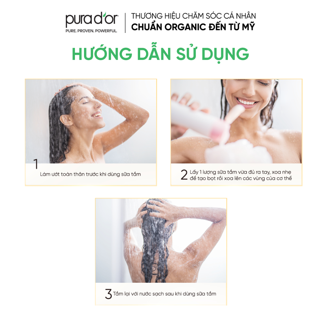 Ảnh Sữa tắm hữu cơ dưỡng ẩm cho mọi loại da Awakening Body Wash Organic 473ml tặng bông tắm 4