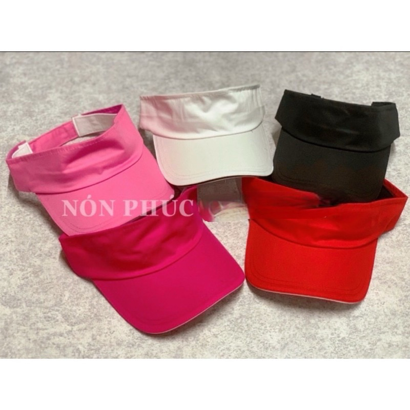 MŨ NỬA ĐẦU HỞ CHÓP , MŨ TENIS TRƠN THỜI TRAG BASIC