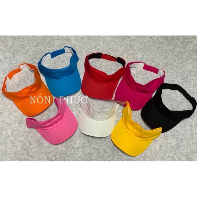 MŨ NỬA ĐẦU HỞ CHÓP , MŨ TENIS TRƠN THỜI TRAG BASIC