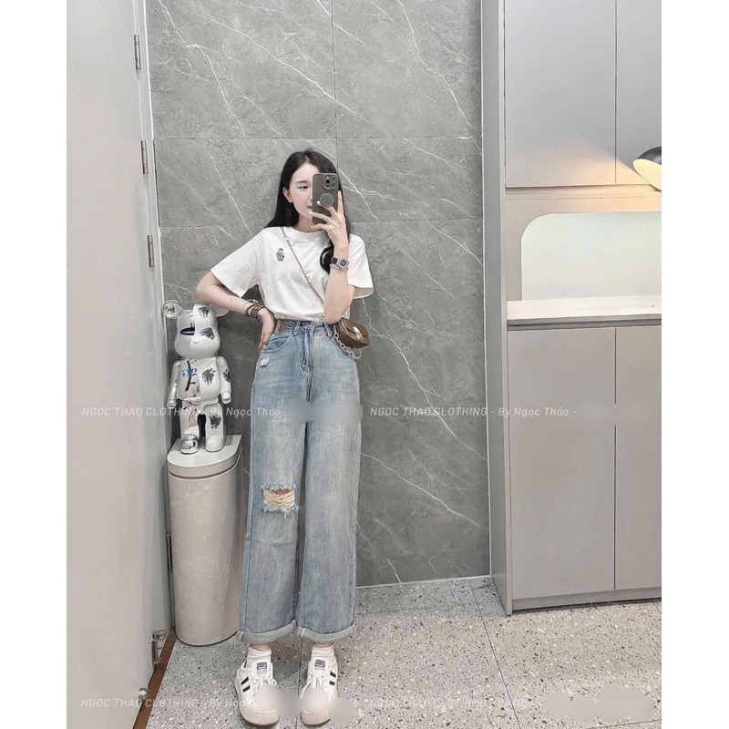 [𝐒𝐮𝐙𝐲] Áo Thun Thêu Gấu QCCC Loại 1 (40-55)