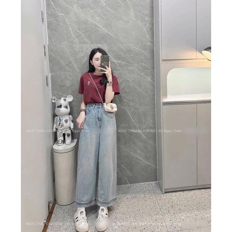 [𝐒𝐮𝐙𝐲] Áo Thun Thêu Gấu QCCC Loại 1 (40-55)