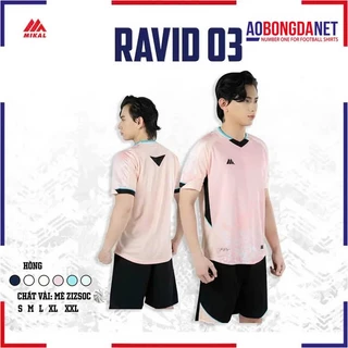 Bộ Quần Áo Bóng Đá, Bộ Đồ Thể Thao Mikal Ravid 3 Mika Ravid K5 Cao Cấp Chất Vải Mềm Mại, Thoải Mái, Co Giãn Tốt