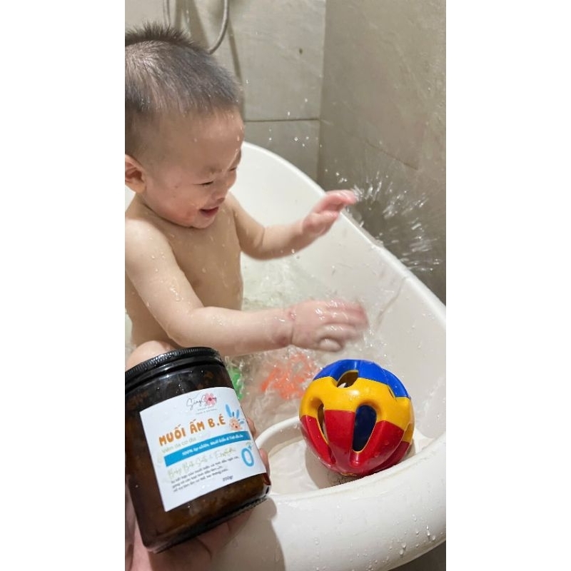 Muối tắm em bé Singsong - 200gr - Giúp làm ấm lưu thông máu