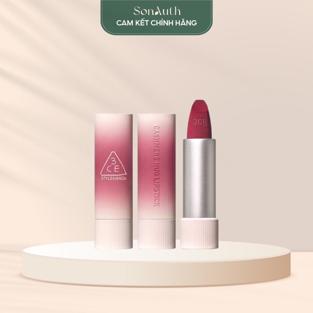 [NHẬP KHẨU] Son thỏi mịn lì 3CE Cashmere Hug Lipstick 3.5g | Shopee ...