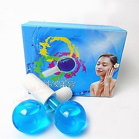 Cặp Cầu Lạnh Quả Cầu Massage Giúp Se Khít Lỗ Chân Lông, Hấp Thụ Dưỡng Chất Cho Da