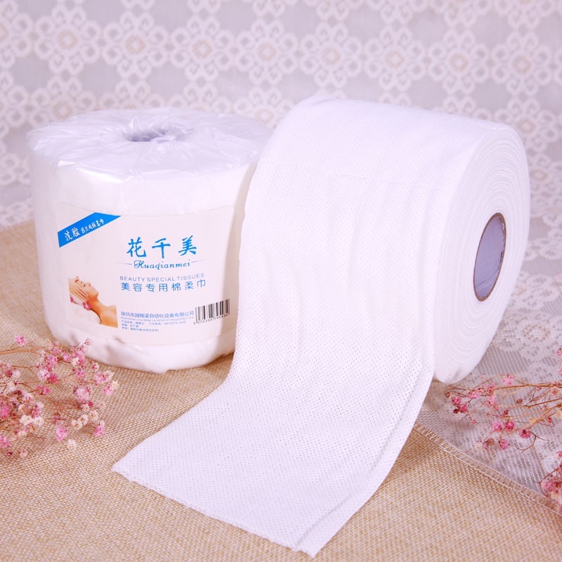 Giấy Cuộn Rửa Mặt, Giấy Dùng Thay Thế Bông Mút, Giấy Cuộn Chuyên Dùng Cho Spa Thẩm Mỹ Viện