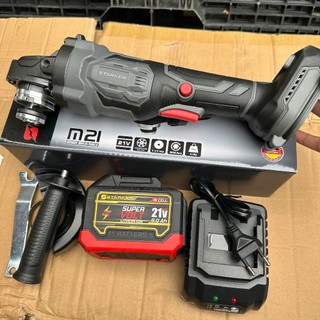 Máy mài dùng pin Starker CÓ CHỐNG SỐC ĐÁ động cơ lõi đồng không chổi than, tem dập nổi, chân pin phổ thông