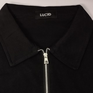 Áo Polo ZIP Local Brand Unisex LUCID NX Cao Cấp Nam Nữ Tay Lỡ From Rộng Chất Cotton