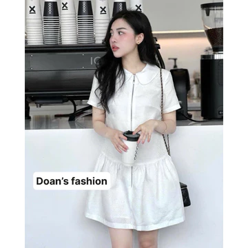 Đầm Nữ Cổ Sen dễ thương, Đầm Nữ Công Sở, Váy Đi Cà Phê,Đầm Babydoll Đi Chơi Trẻ Trung,Đầm bigsize Doan's DD01