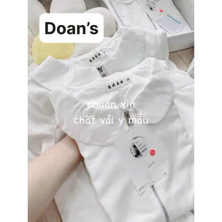 Đầm Nữ Cổ Sen dễ thương, Đầm Nữ Công Sở, Váy Đi Cà Phê,Đầm Babydoll Đi Chơi Trẻ Trung,Đầm bigsize Doan's DD01 – 5