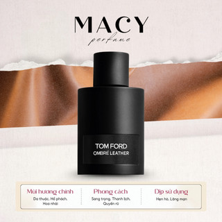 Nước hoa Nam Tom Ford Ombré Leather Hương Da Thuộc Nam Tính, Lịch Lãm