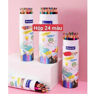 HỘP 24 BÚT CHÌ MÀU GỖ CHO BÉ THỎA SỨC SÁNG TẠO