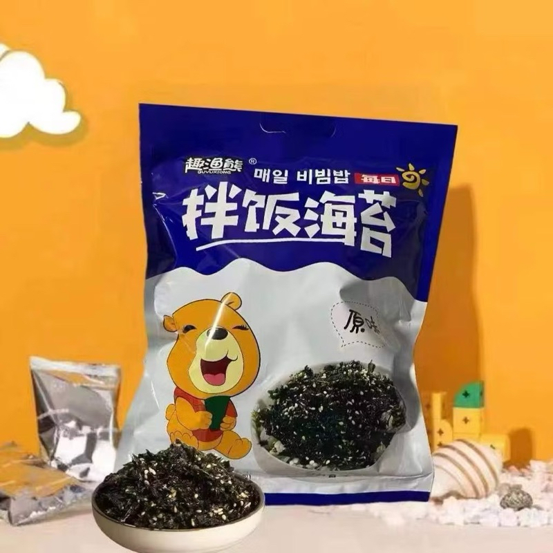 Combo 3 gói rong Biển Giòn Rắc Cơm Bịch Siêu To Khổng Lồ, Rong Biển Gấu ...