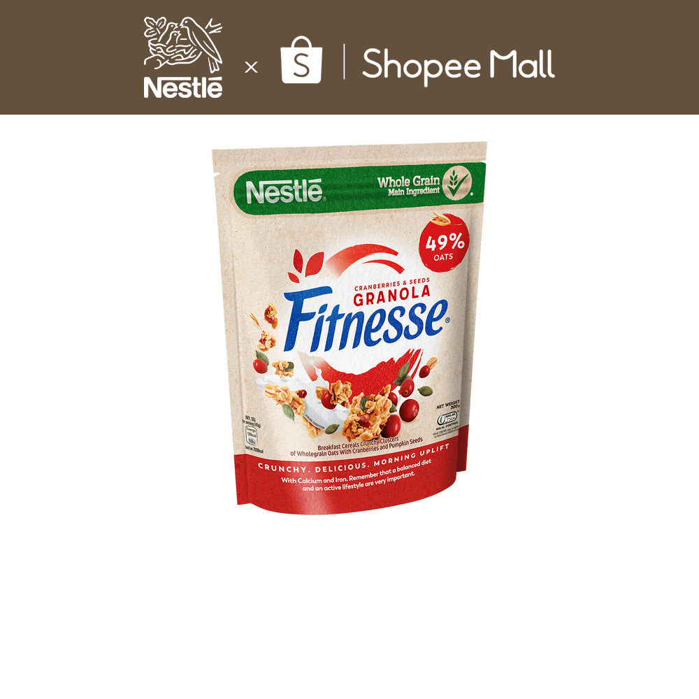 Ảnh Ngũ cốc ăn sáng Fitnesse Granola Nam Việt Quất & Hạt Bí Ngô (gói 300g) 1