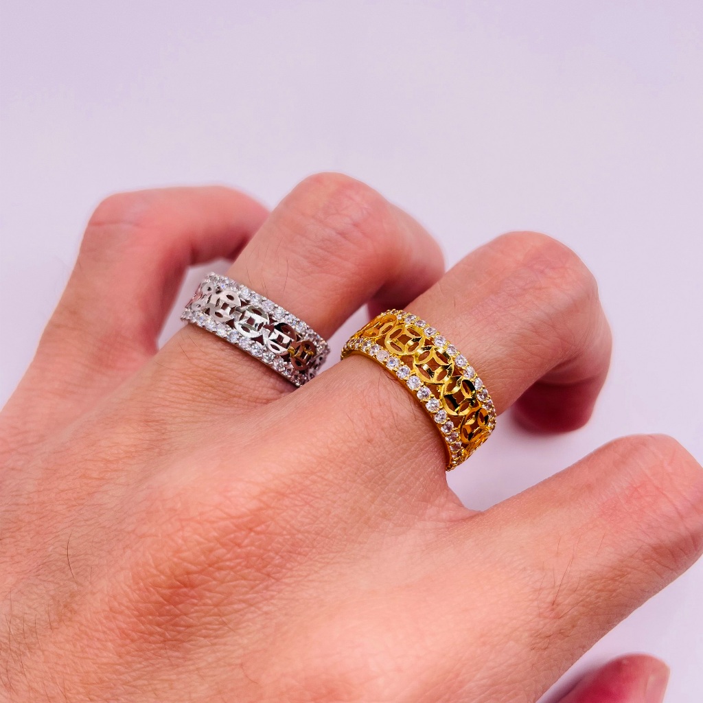 Women's Titanium Steel Feng Shui Ring by trangsucmoiluatuoi.RIN