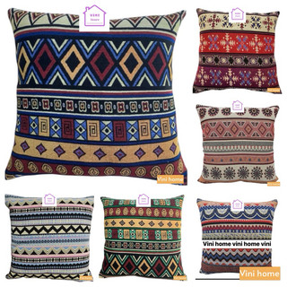 gối tựa lưng thổ cẩm 45*45, gối tựa lưng sofa, gối tựa vuông, gối tựa ghế văn phòng