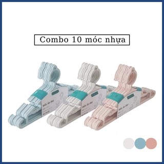 Set 10 Móc Treo Quần Áo Trẻ Em Hokori Cao Cấp Nhựa Việt Nhật 2830