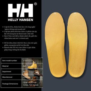 Lót giày bảo hộ Helly Hanso tiêu chuẩn xuất khẩu bảo vệ khỏi chấn thương và chống tĩnh điện