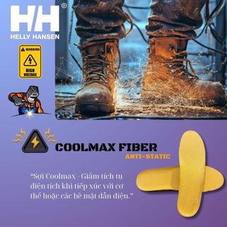 Lót giày bảo hộ Helly Hanso tiêu chuẩn xuất khẩu bảo vệ khỏi chấn thương và chống tĩnh điện
